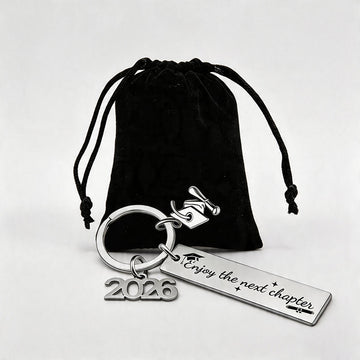 2026 Graduation Stainless Steel Laser Engraved Keychain