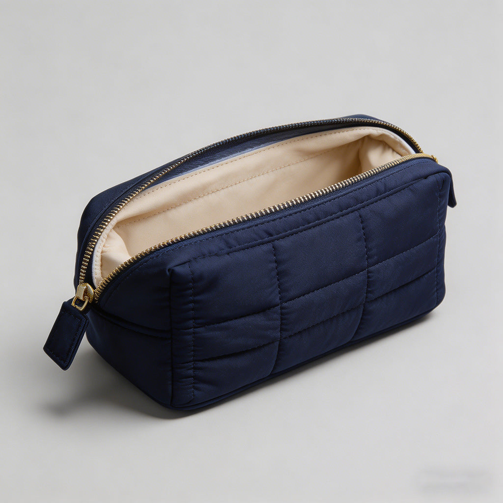 Quilted Makeup Pouch - Shopdayla Wholesale - #8386