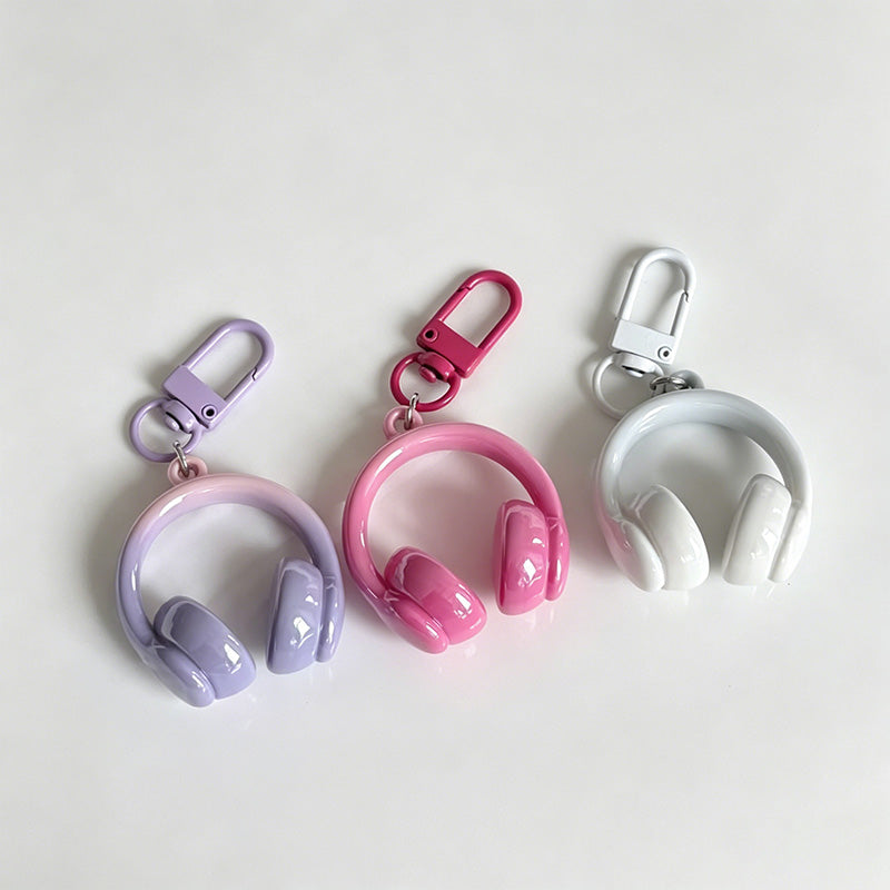 Cute Mini Headphone Keychain - Shopdayla Wholesale - #9394