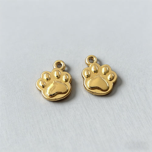 Adorable Alloy Cat Paw Print D - Shopdayla Wholesale - #3394