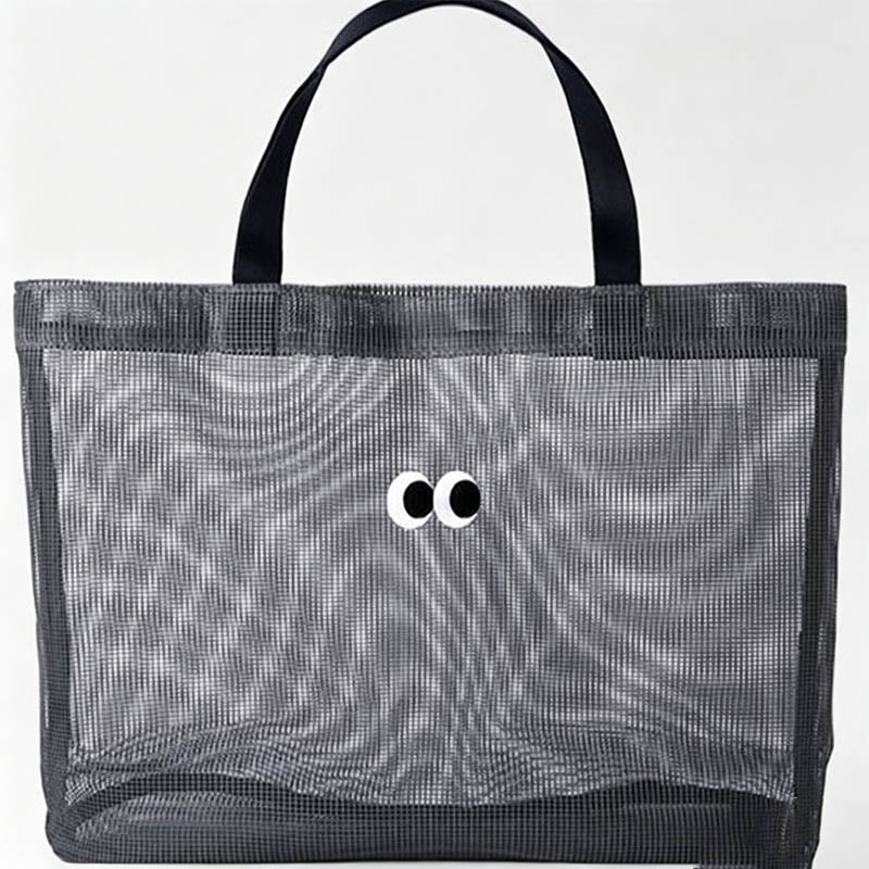 Mesh Beach Tote Beach Bag - Shopdayla Wholesale - #2642