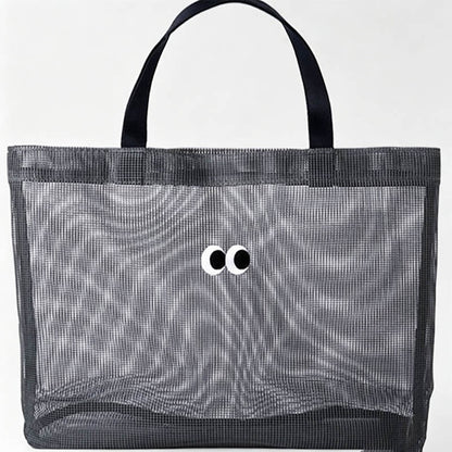 Mesh Beach Tote Beach Bag - Shopdayla Wholesale - #2642