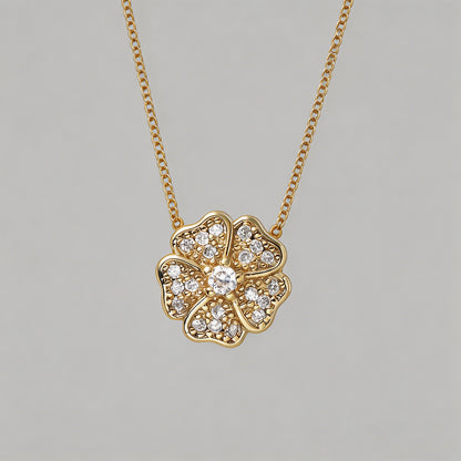Diamond Pendant Necklace - Shopdayla Wholesale - #2754