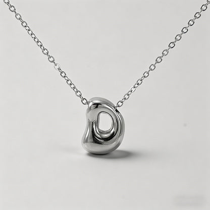3D Bubble Letter Initial Neckl - Shopdayla Wholesale - #0770