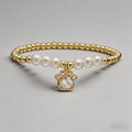 Paw Print Beaded Stretch Brace - Shopdayla Wholesale - #4258