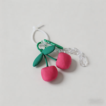 Cute Puffy Cherry Bag Charm & - Shopdayla Wholesale - #3218