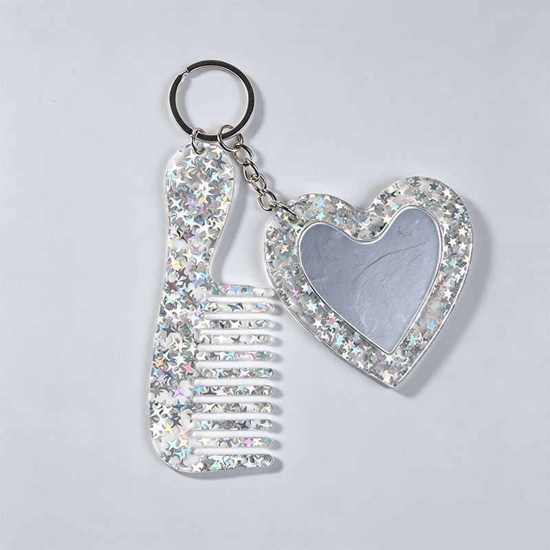Vintage Glitter Heart‑Shaped A - Shopdayla Wholesale - #9250