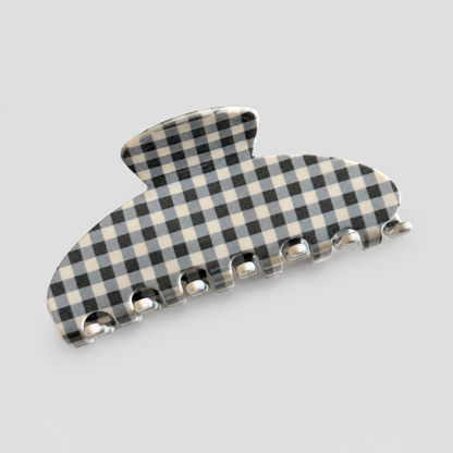 Checkered Pattern Claw Clip