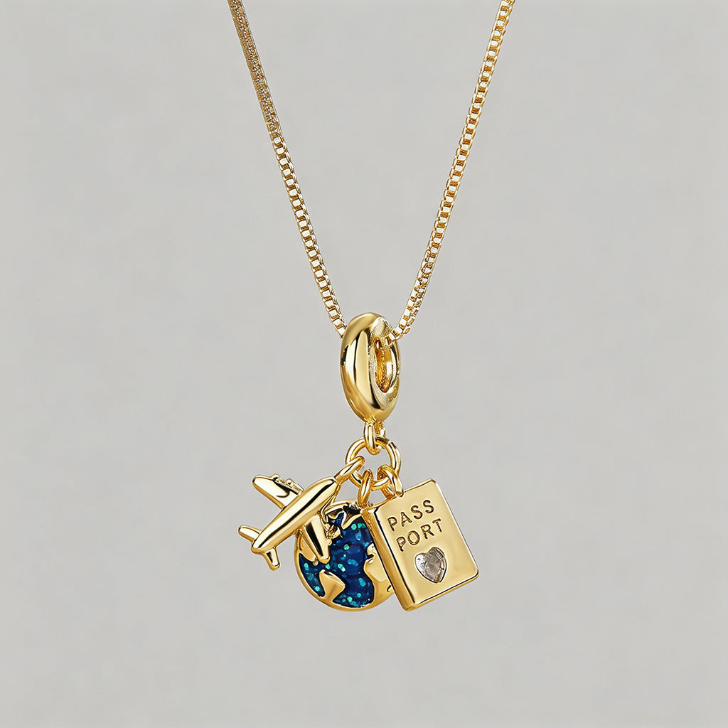 Whimsical Travel Charm Pendant - Shopdayla Wholesale - #1602