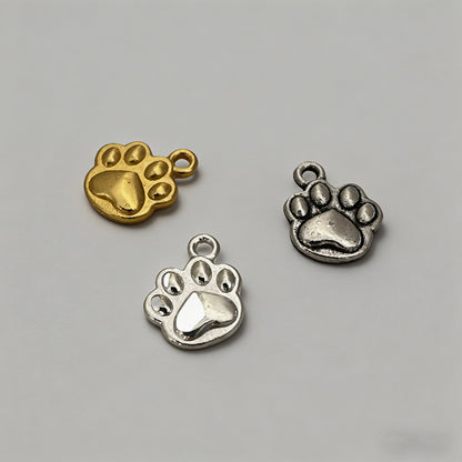 Adorable Alloy Cat Paw Print D - Shopdayla Wholesale - #4466