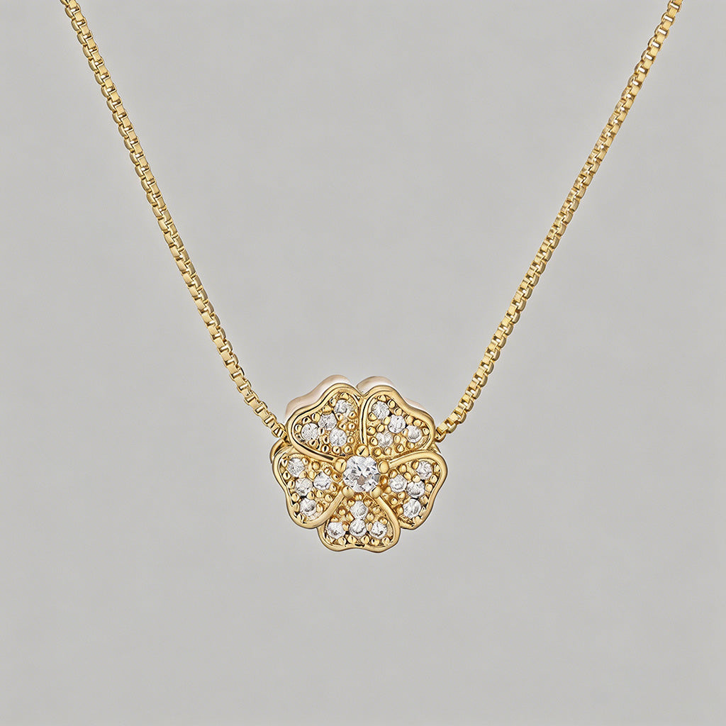 Diamond Pendant Necklace - Shopdayla Wholesale - #8290