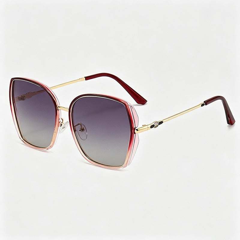 Polarized Oversized Metal Sung - Shopdayla Wholesale - #5762