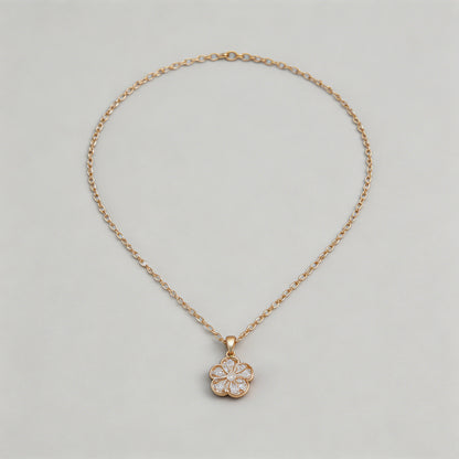 Four-Leaf Clover Pendant Neckl - Shopdayla Wholesale - #5666