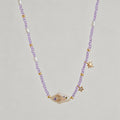 Dreamy Amethyst Moon Star Chok - Shopdayla Wholesale - #5042