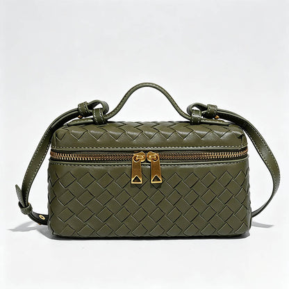 Hand‑Woven Box‑Style Crossbody - Shopdayla Wholesale - #9762