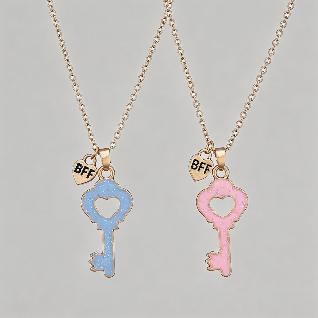 Key Pendant BFF Friendship Nec - Shopdayla Wholesale - #2114