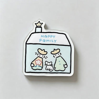 Home Kitchen Print Fridge Magnet