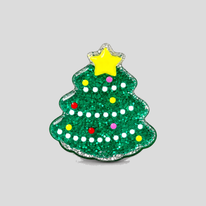 Christmas Gift Box Acrylic Hair Claw