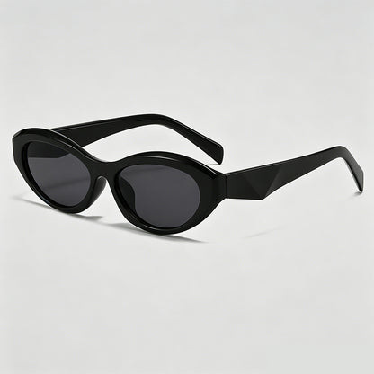 Slim Narrow Oval Cat Eye Y2K Trend Sunglasses