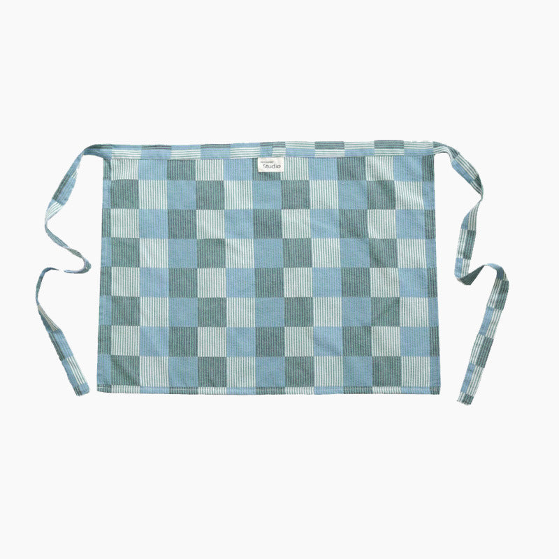 Pure Cotton Half-Body Stripe Kitchen Waist