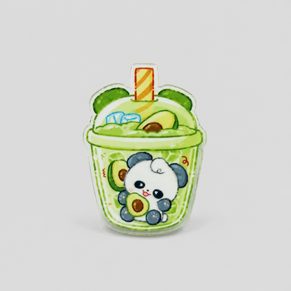 Milk Tea Cup Animal Paper Clip