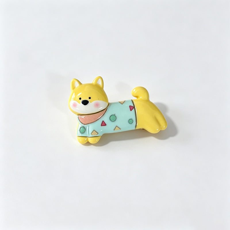 Dog Shaped Resin Fridge Magnet