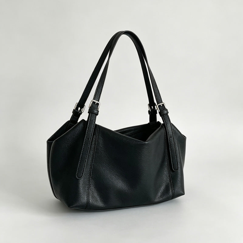 Soft PU Leather Shoulder Tote Bag