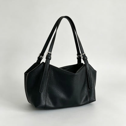 Soft PU Leather Shoulder Tote Bag