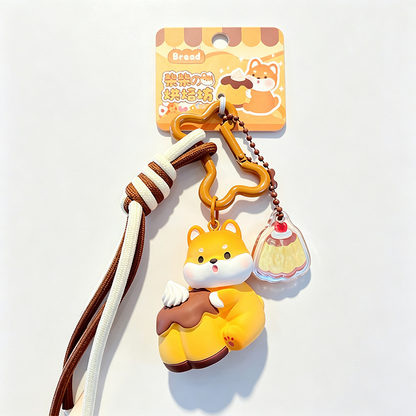 Resin Shiba Inu Keychain