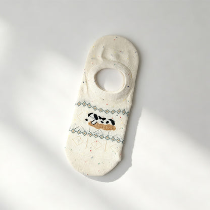 Animal No-Show Socks