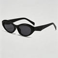 Slim Narrow Oval Cat Eye Y2K Trend Sunglasses