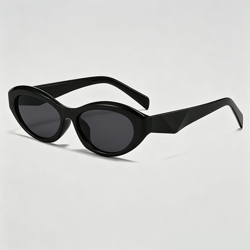 Slim Narrow Oval Cat Eye Y2K Trend Sunglasses
