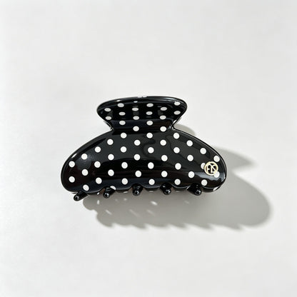 Polka Dots Fan Shaped Hair Claw