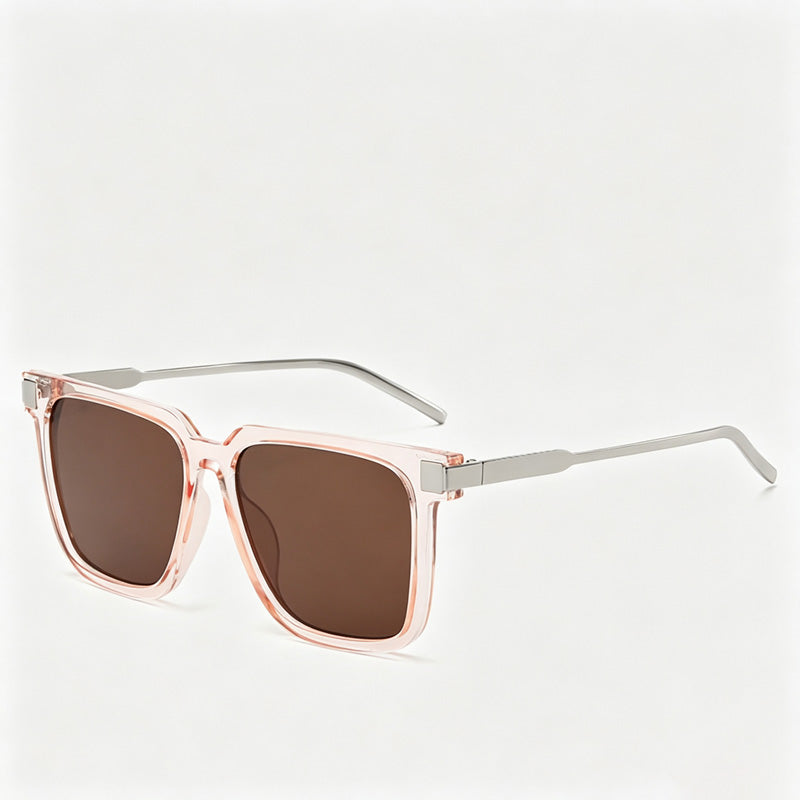 Square Metal Frame Sunglasses