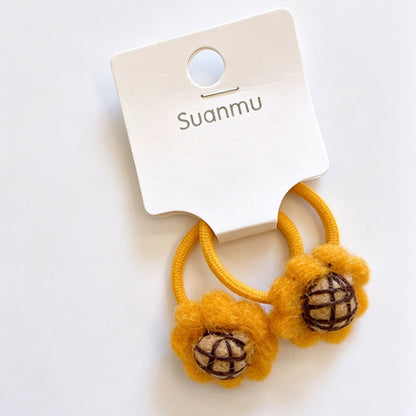 Felt Fruit Animal Hair Tie Set