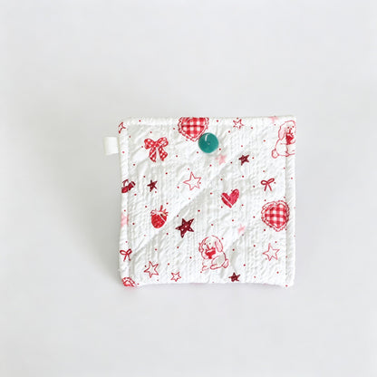 Printed Square Storage Pouch