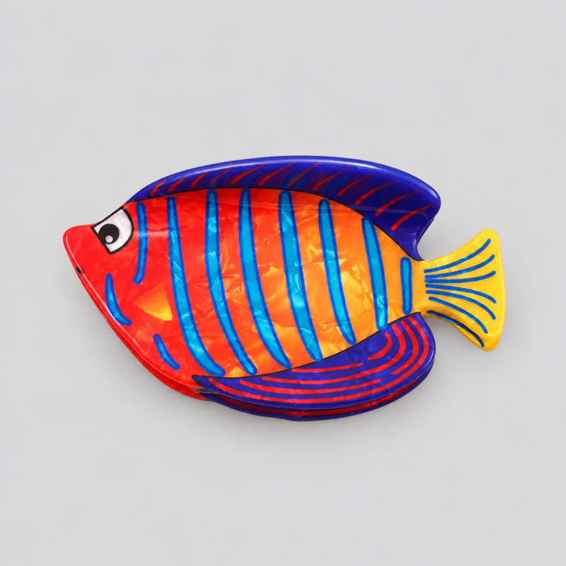 Ocean Fish Colorful Hair Claw Clips