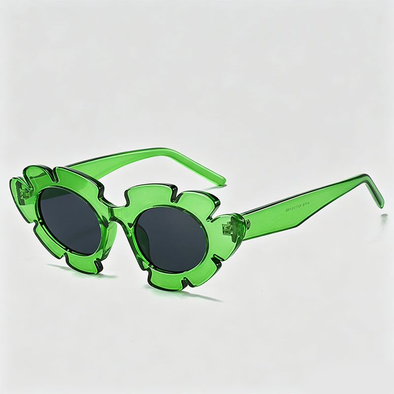 Flower Petal Frame Y2K Fashion Sunglasses