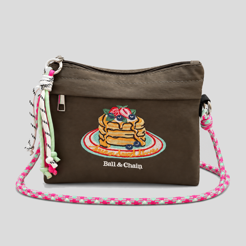 Embroidered Mini Square Phone Crossbody Bags
