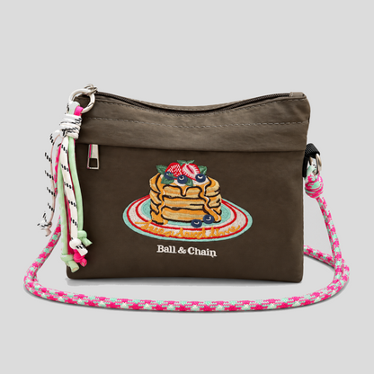 Embroidered Mini Square Phone Crossbody Bags