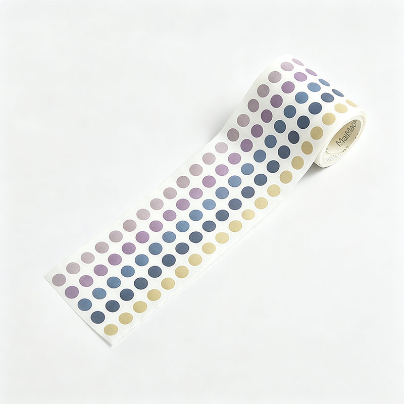Color Dot Tape Circle Stickers