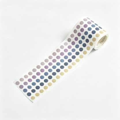 Color Dot Tape Circle Stickers