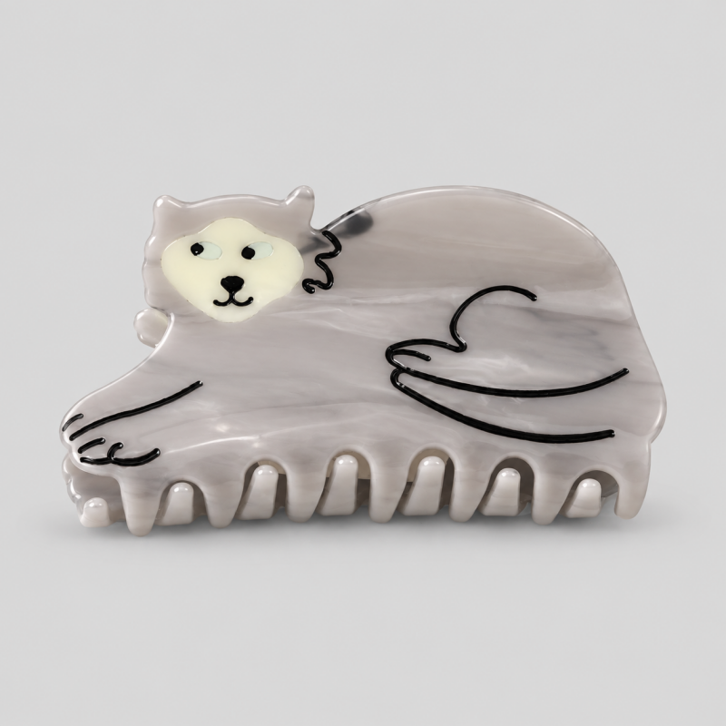 Cat Animal Shape Hair Claw Clip