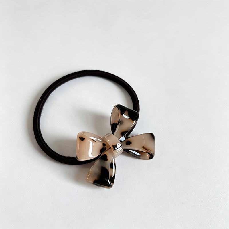 Acetate Bow Hair Elastic Hair Tie