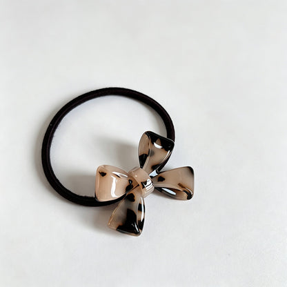 Acetate Bow Hair Elastic Hair Tie