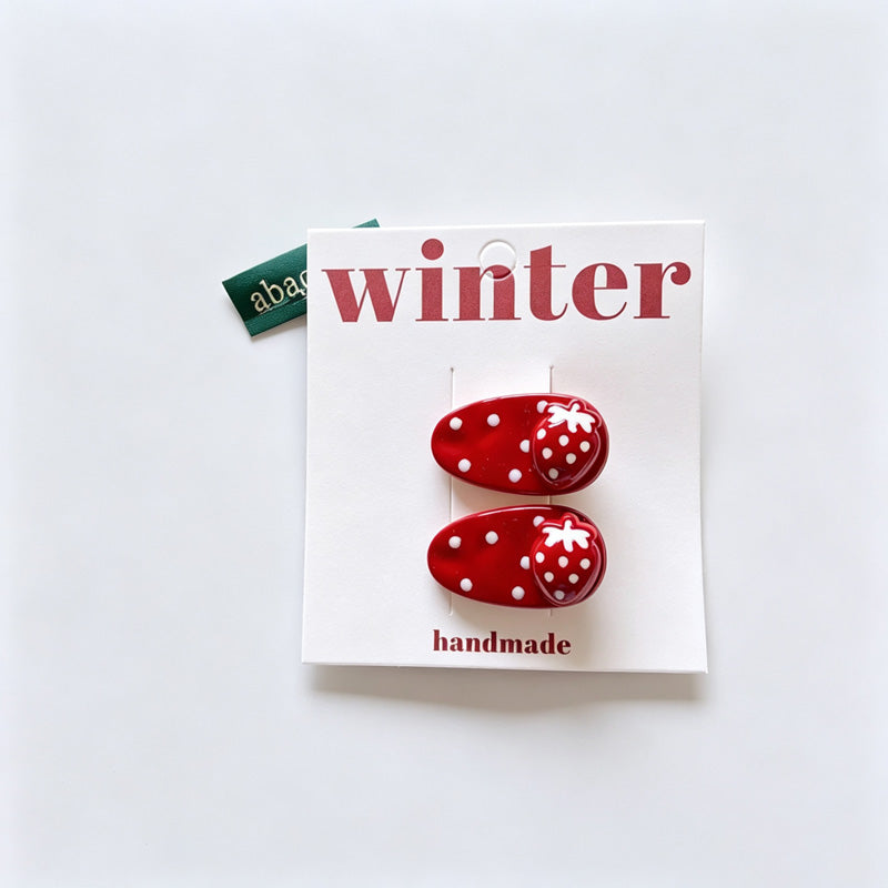 Dots BB Hair Clips Set