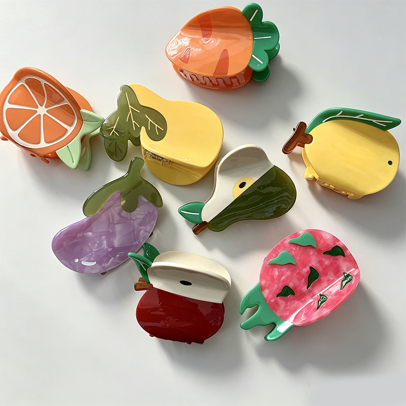 Creative Fruit Pattern 3D Hair - Shopdayla Wholesale - #1922