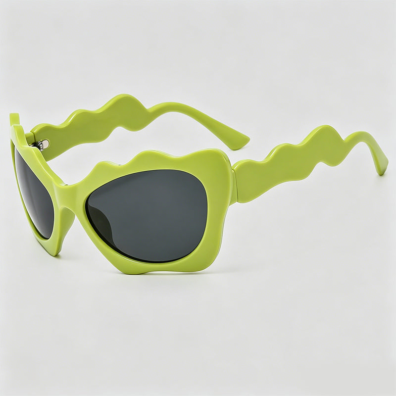 Wavy Cat Eye Y2K Trend Sunglasses