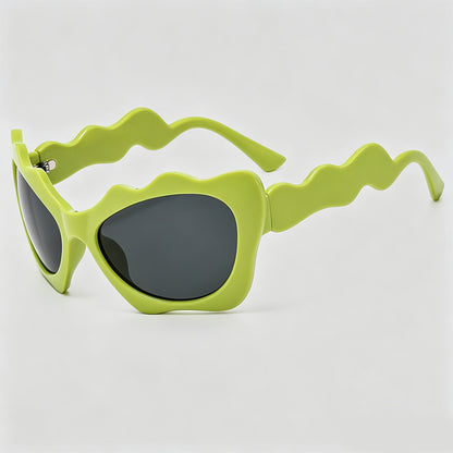 Wavy Cat Eye Y2K Trend Sunglasses