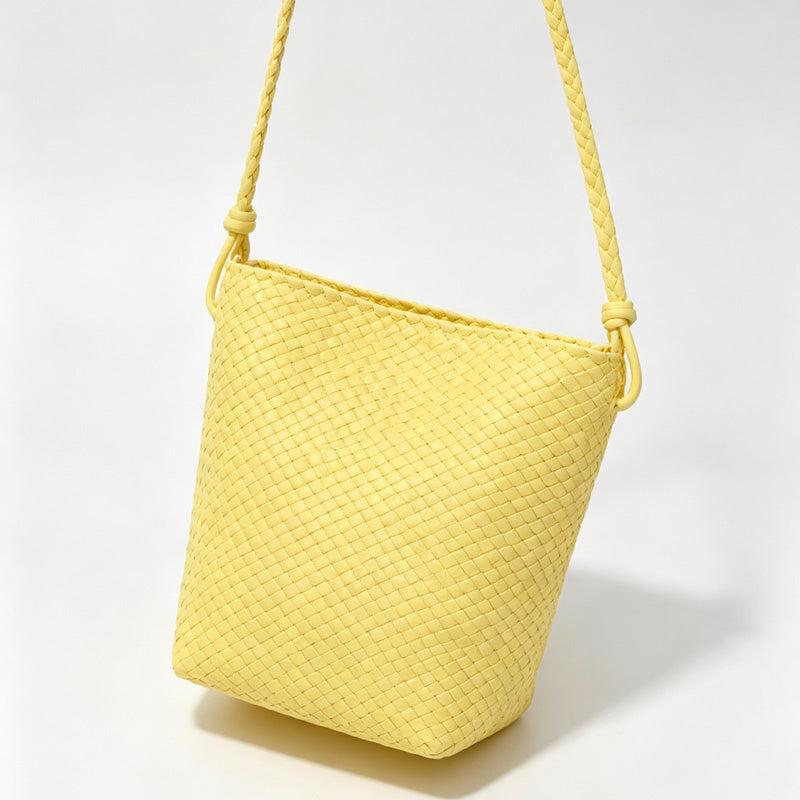 Woven Tapered Crossbody Bag